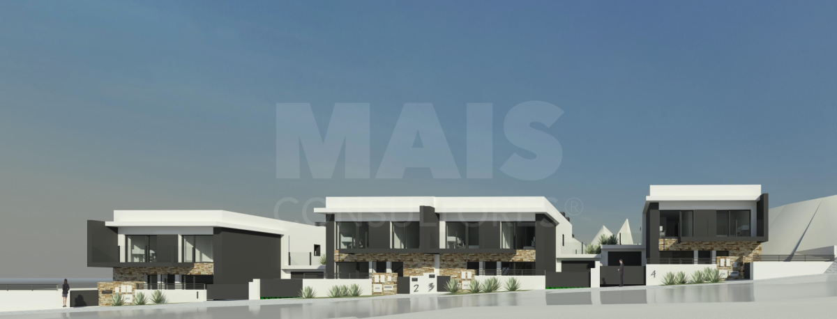 Four-bedroom villa under construction with a choice of finishes. Sobreda (Plot 1)